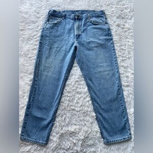 Carhartt Men’s Straight Leg Relaxed Fit Denim Jeans